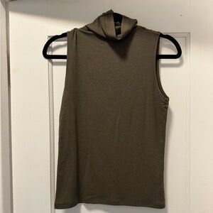 Vince Olive Sleeveless Tank Top